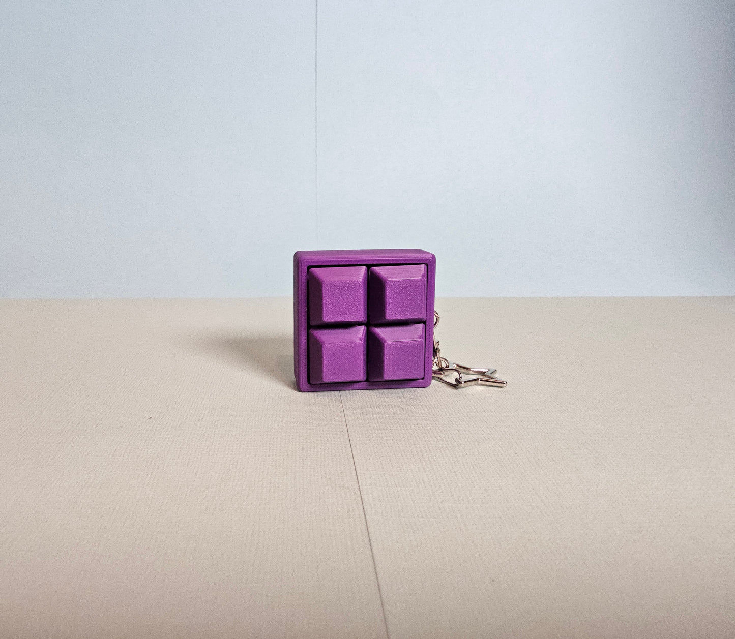 Quad Keycap Fidget Keyring