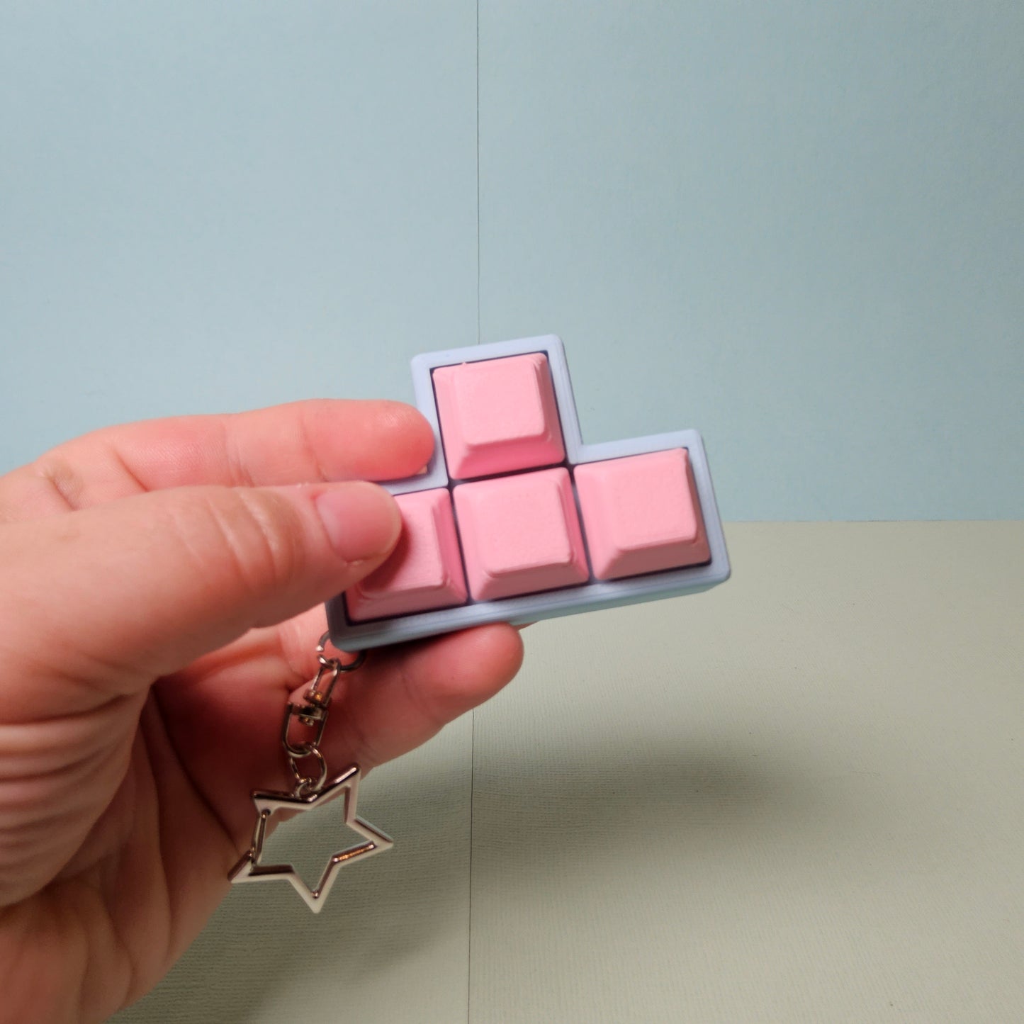 Quad Keycap Fidget Keyring