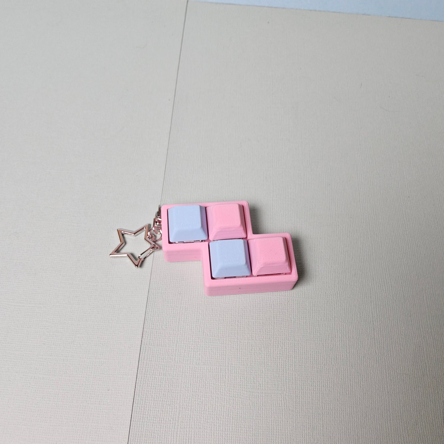 Quad Keycap Fidget Keyring