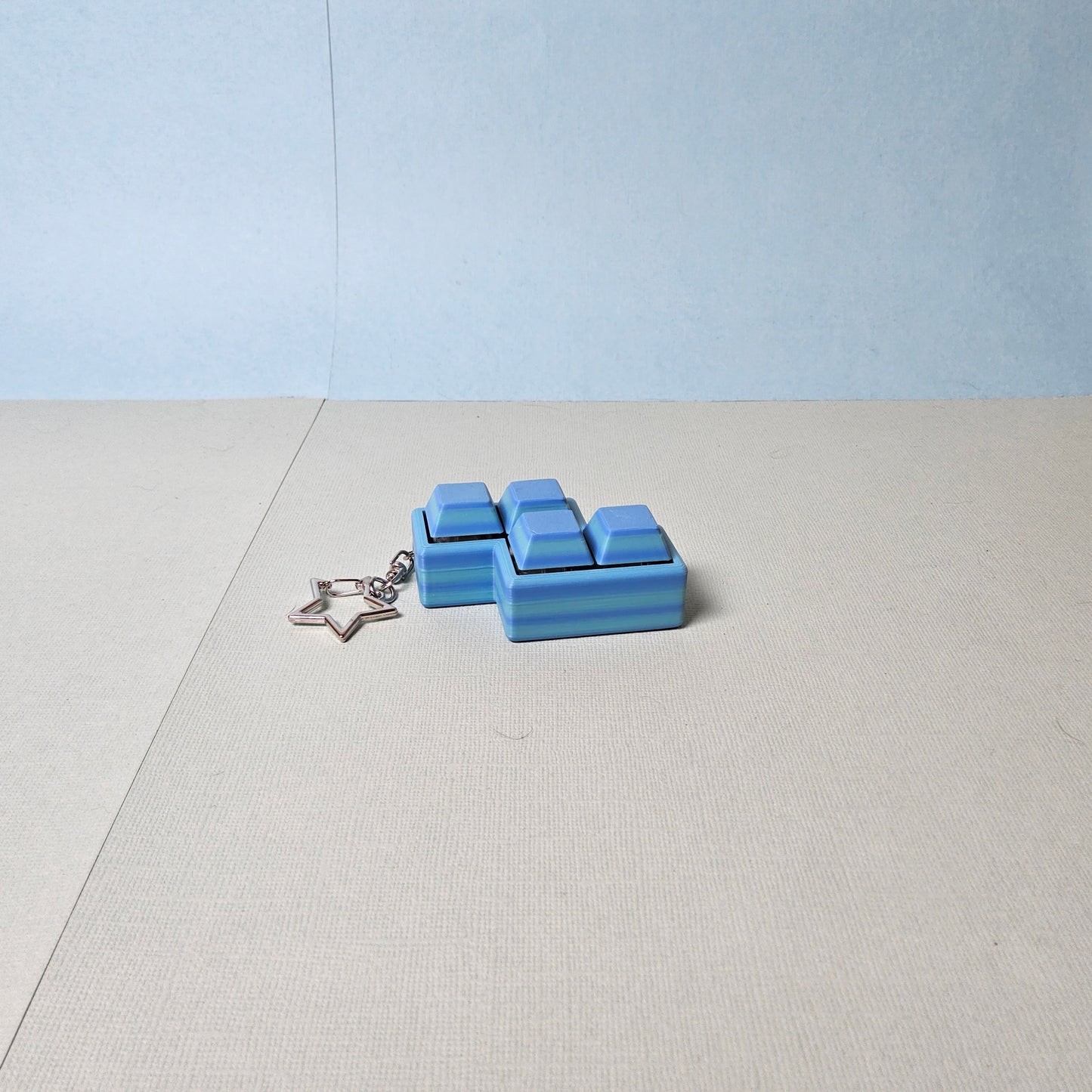 Quad Keycap Fidget Keyring