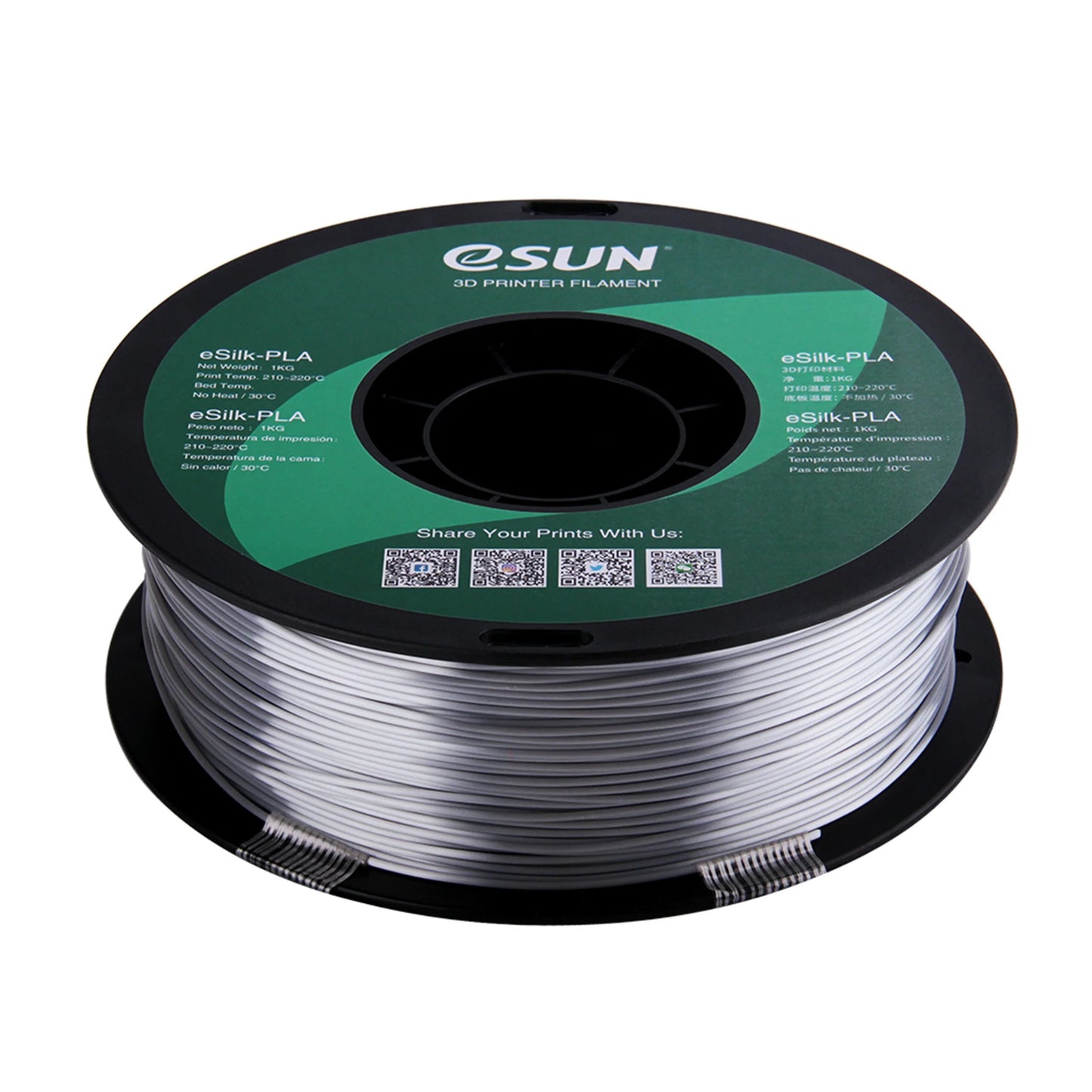 eSun Silk PLA Filament 1.75mm 1kg