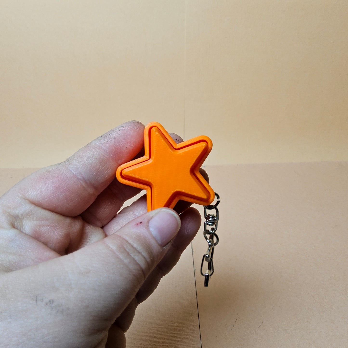 Star Keycap Keyring