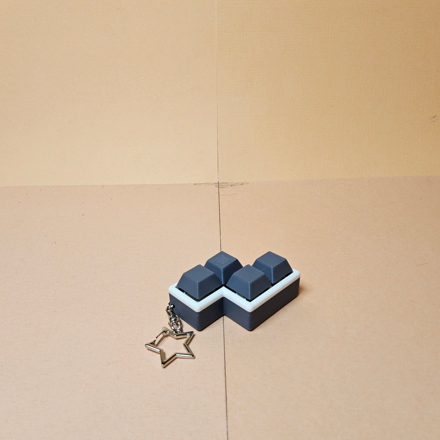 Quad Keycap Fidget Keyring