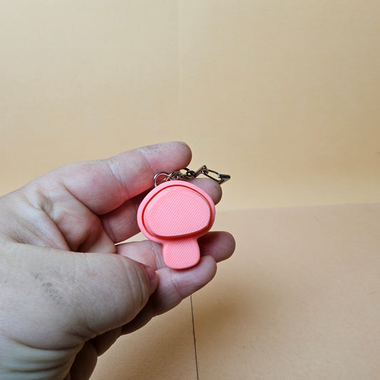 Mushroom Keycap Keyring