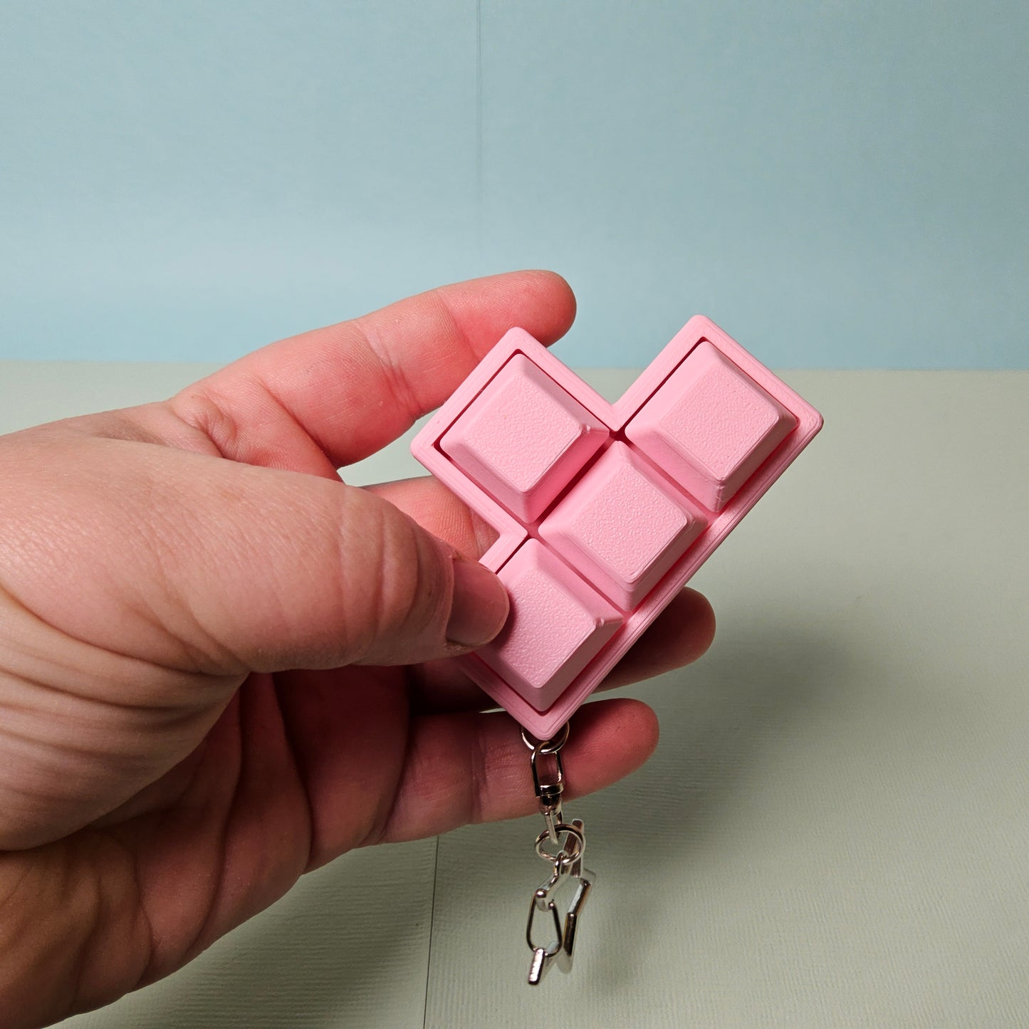 Quad Keycap Fidget Keyring