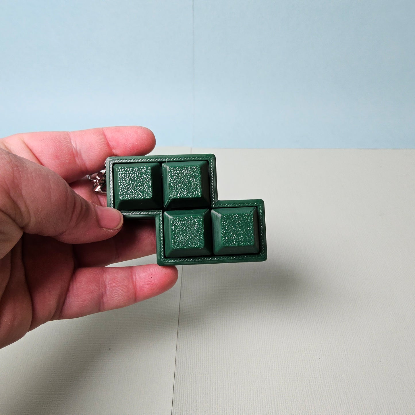 Quad Keycap Fidget Keyring