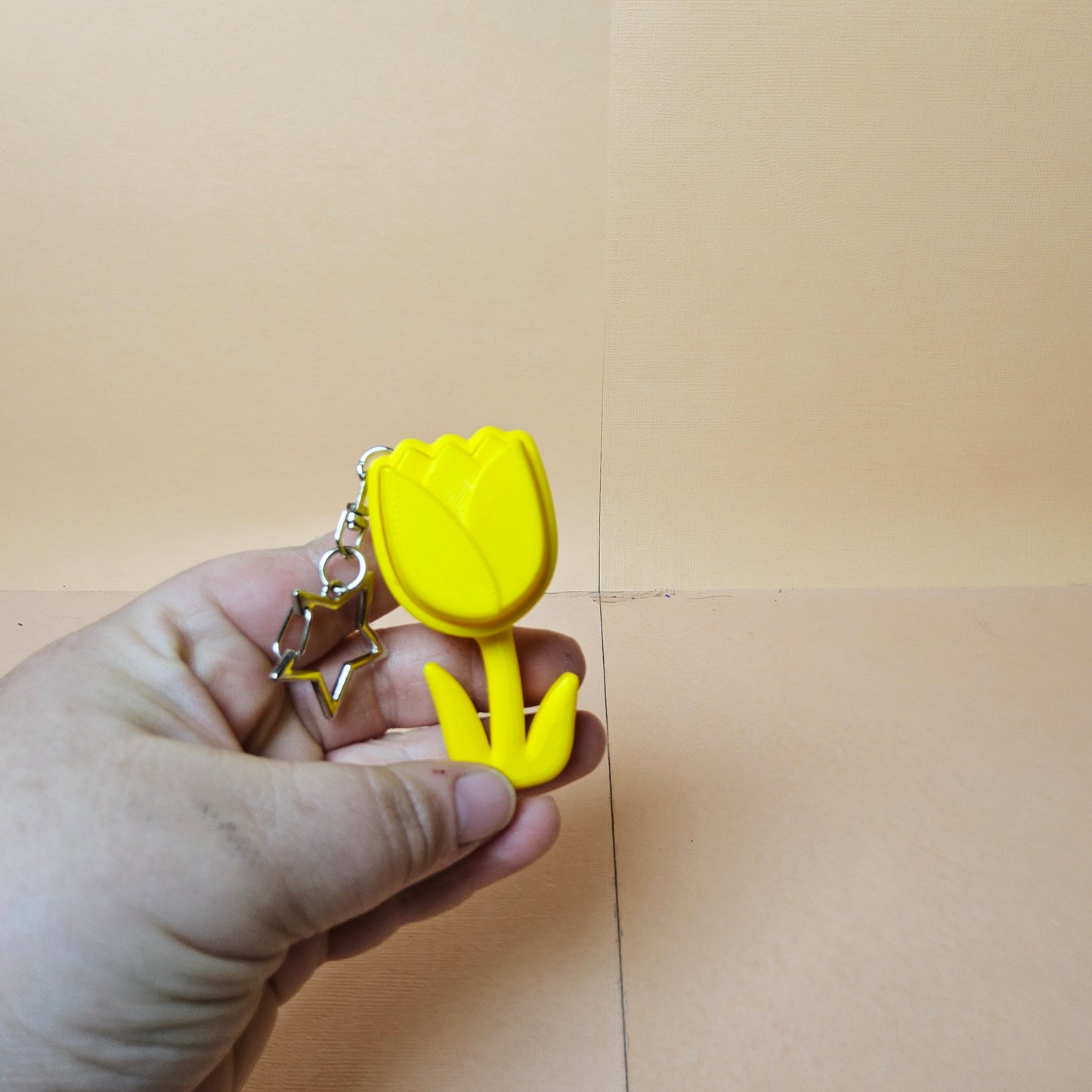 Tulip Keycap Keyring