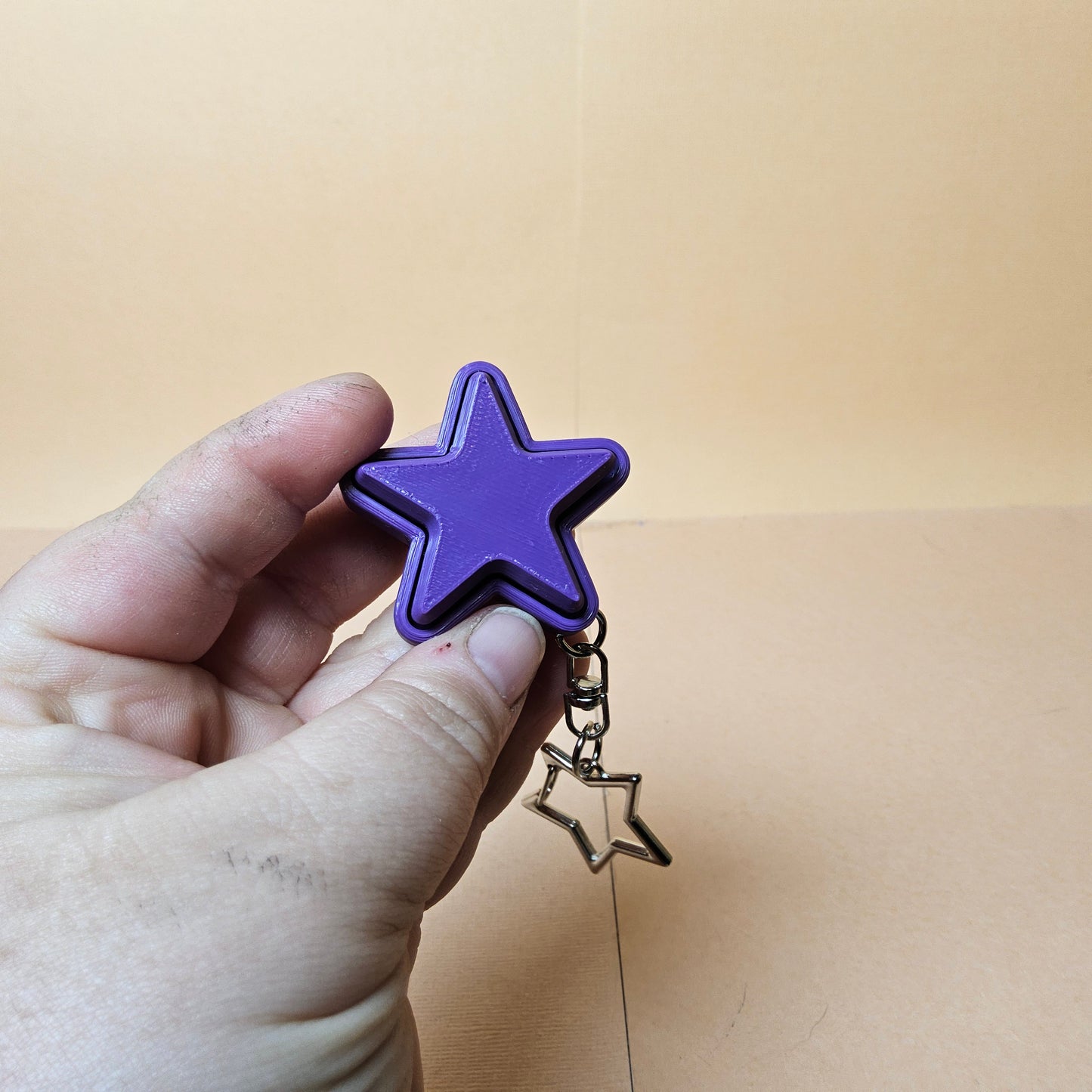 Star Keycap Keyring