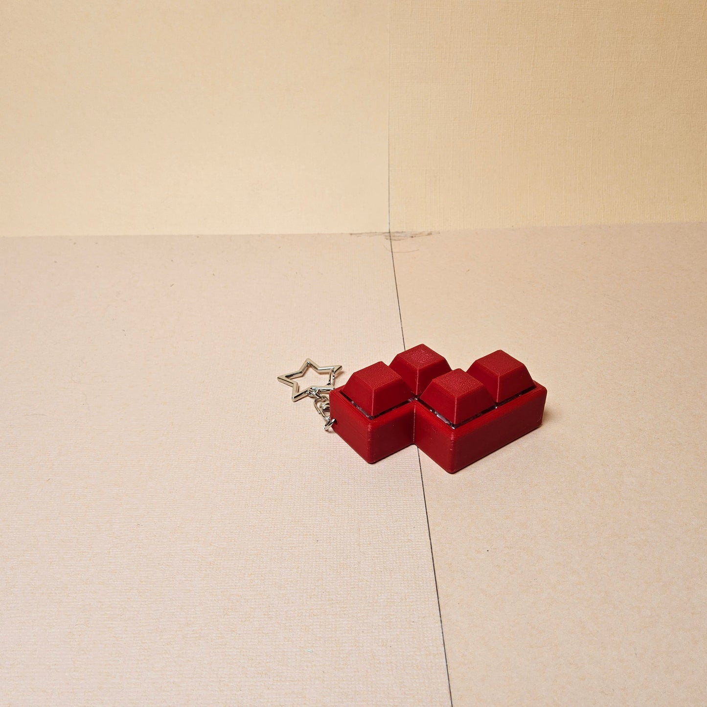 Quad Keycap Fidget Keyring