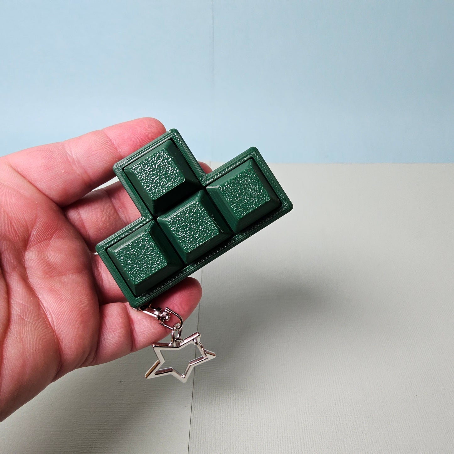 Quad Keycap Fidget Keyring