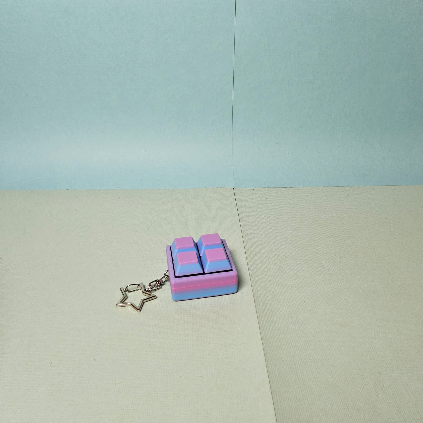 Quad Keycap Fidget Keyring