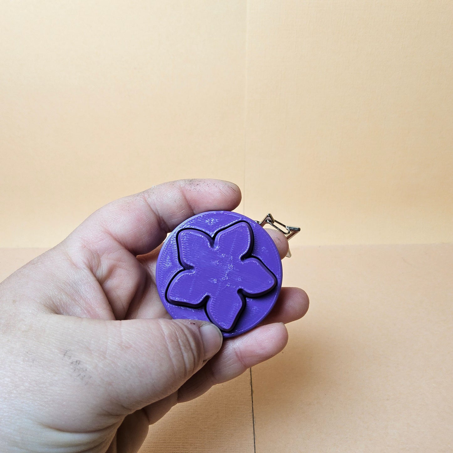 Hibiscus Keycap Keyring