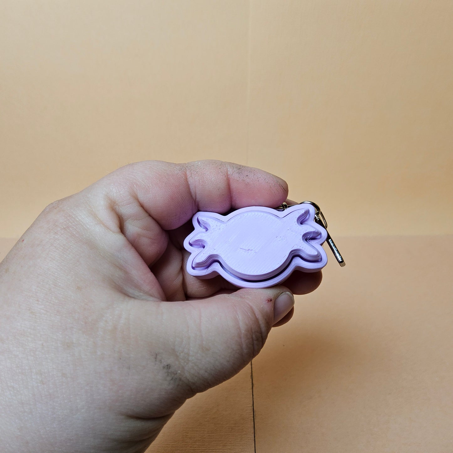 Axolotl Keycap Keyring