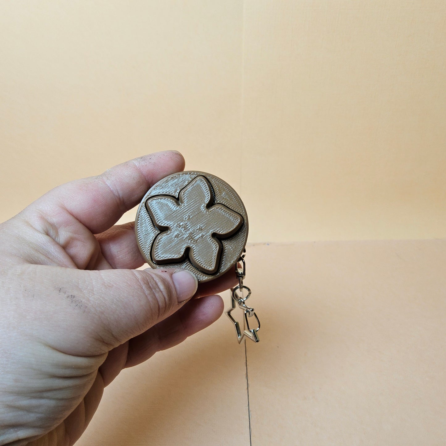 Hibiscus Keycap Keyring