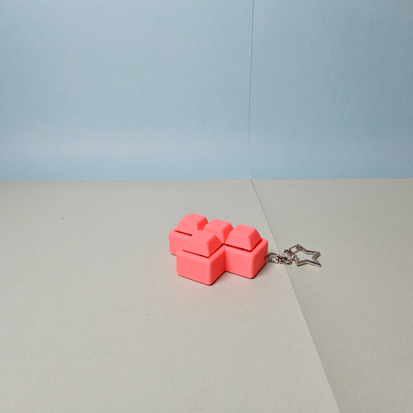 Quad Keycap Fidget Keyring