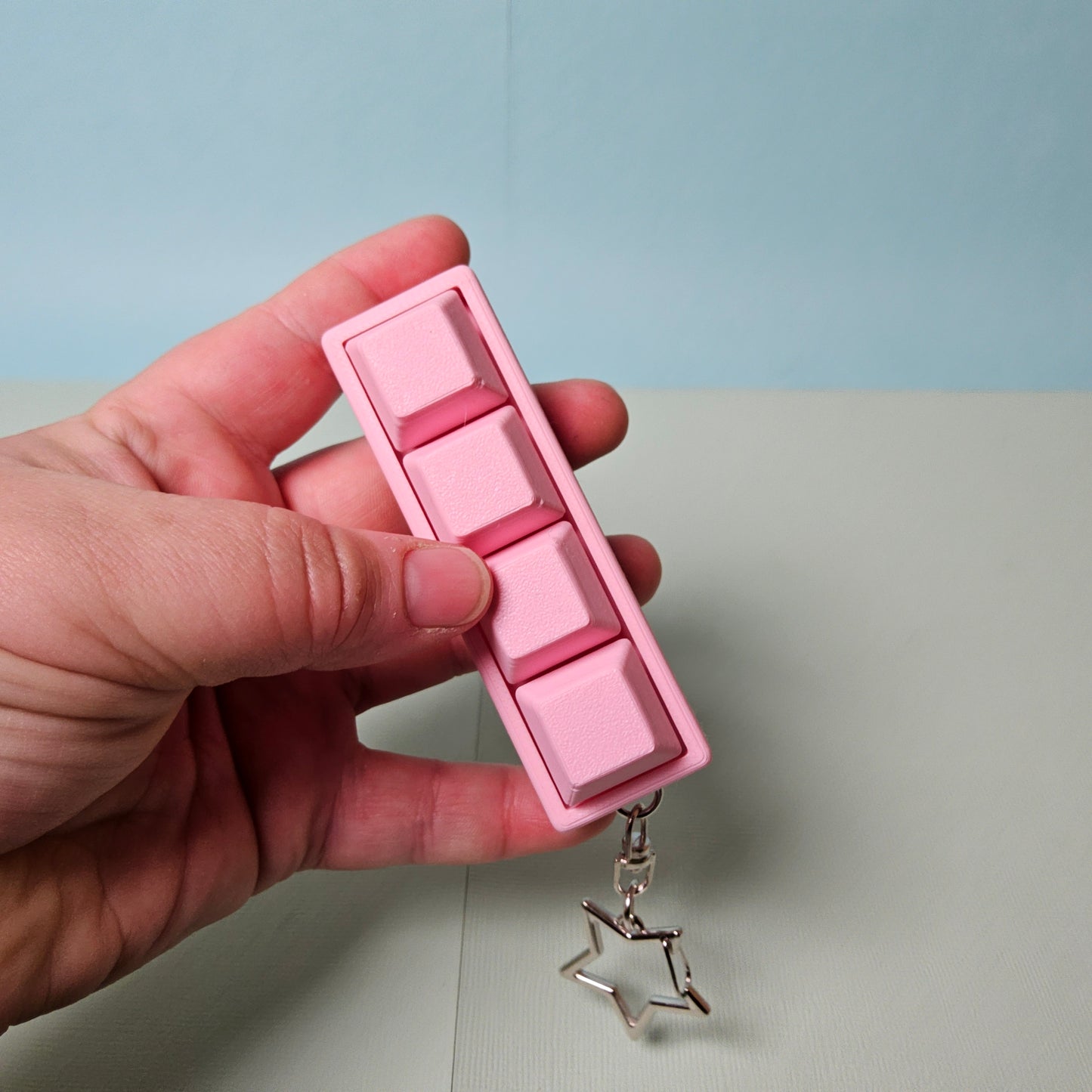 Quad Keycap Fidget Keyring