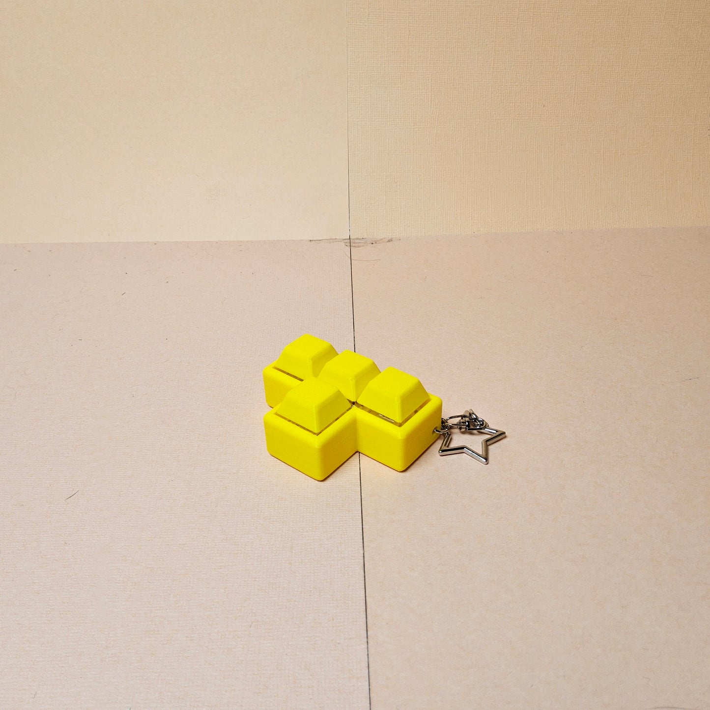 Quad Keycap Fidget Keyring