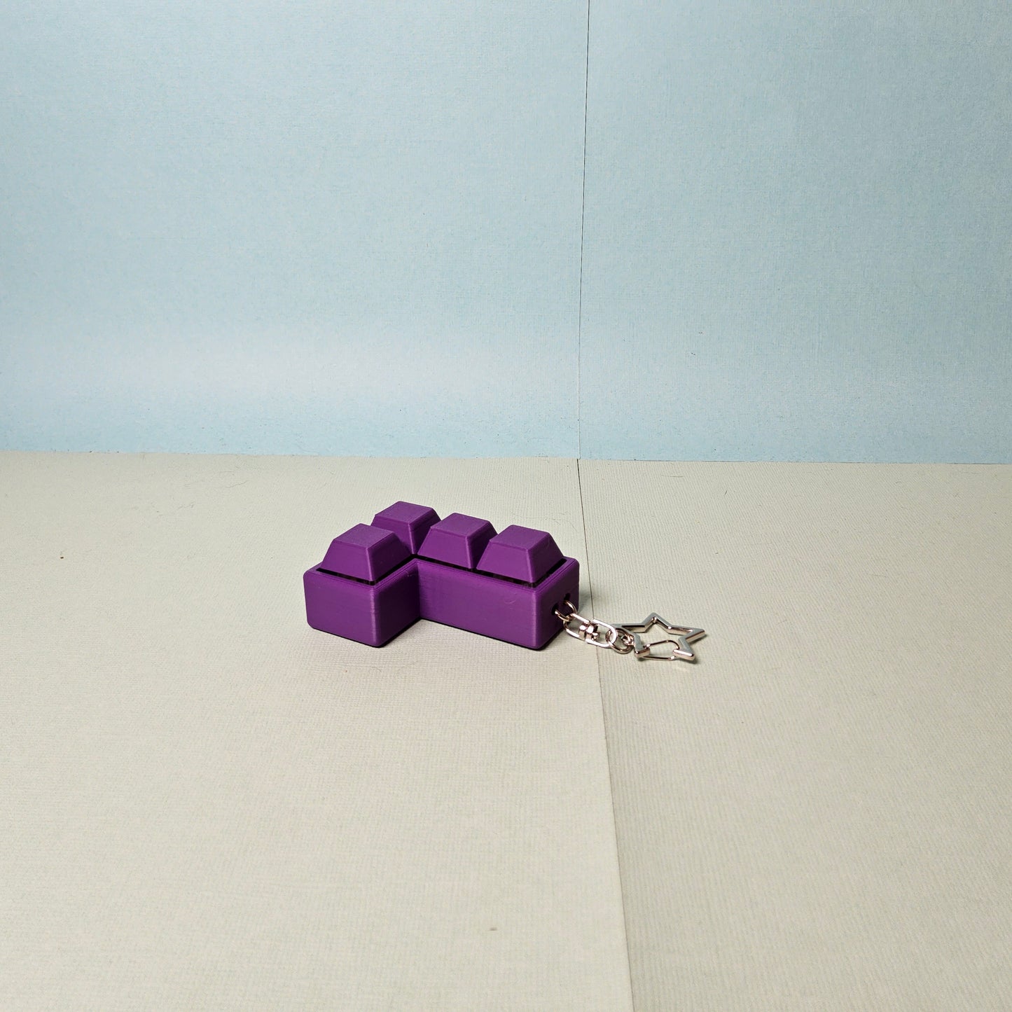 Quad Keycap Fidget Keyring