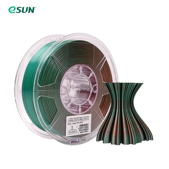 eSun Triple Colour Silk PLA Filament 1.75mm 1kg Roll