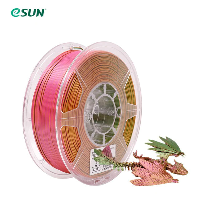 eSun Triple Colour Silk PLA Filament 1.75mm 1kg Roll